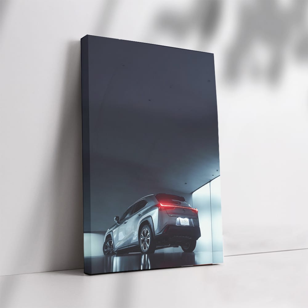 Lexus UX Gray in Parking - Sleek Urban Explorer