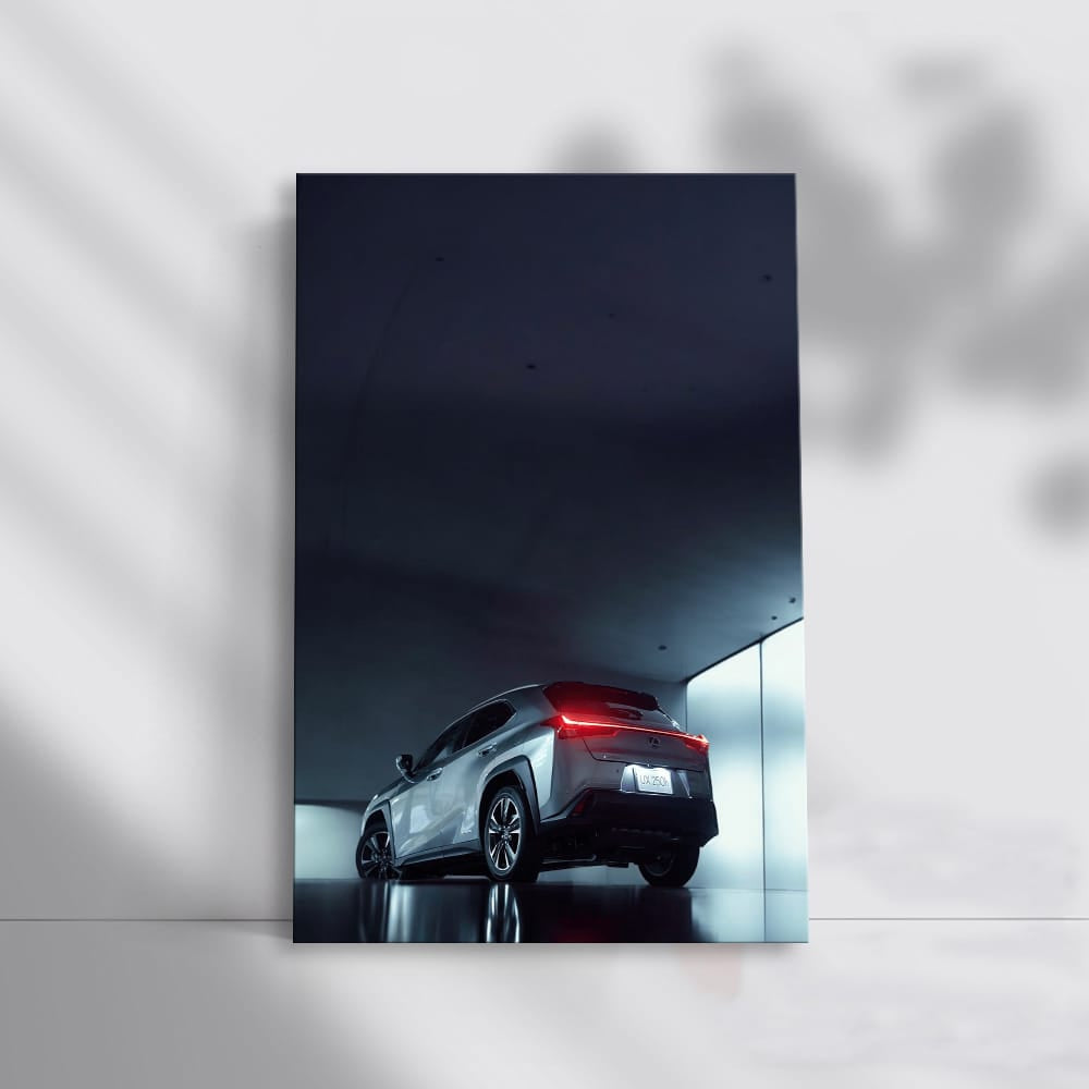 Lexus UX Gray in Parking - Sleek Urban Explorer