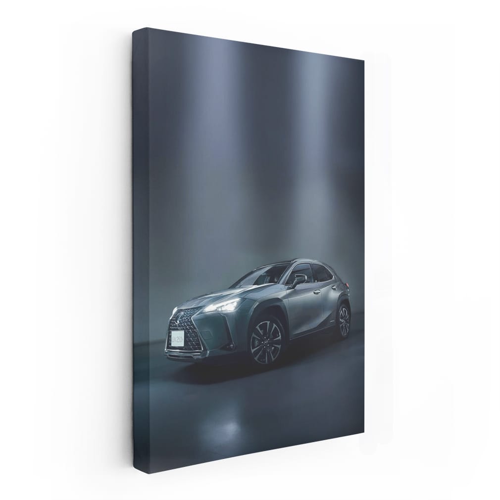 Gray Lexus UX Parked - Compact Luxury SUV for Urban Life