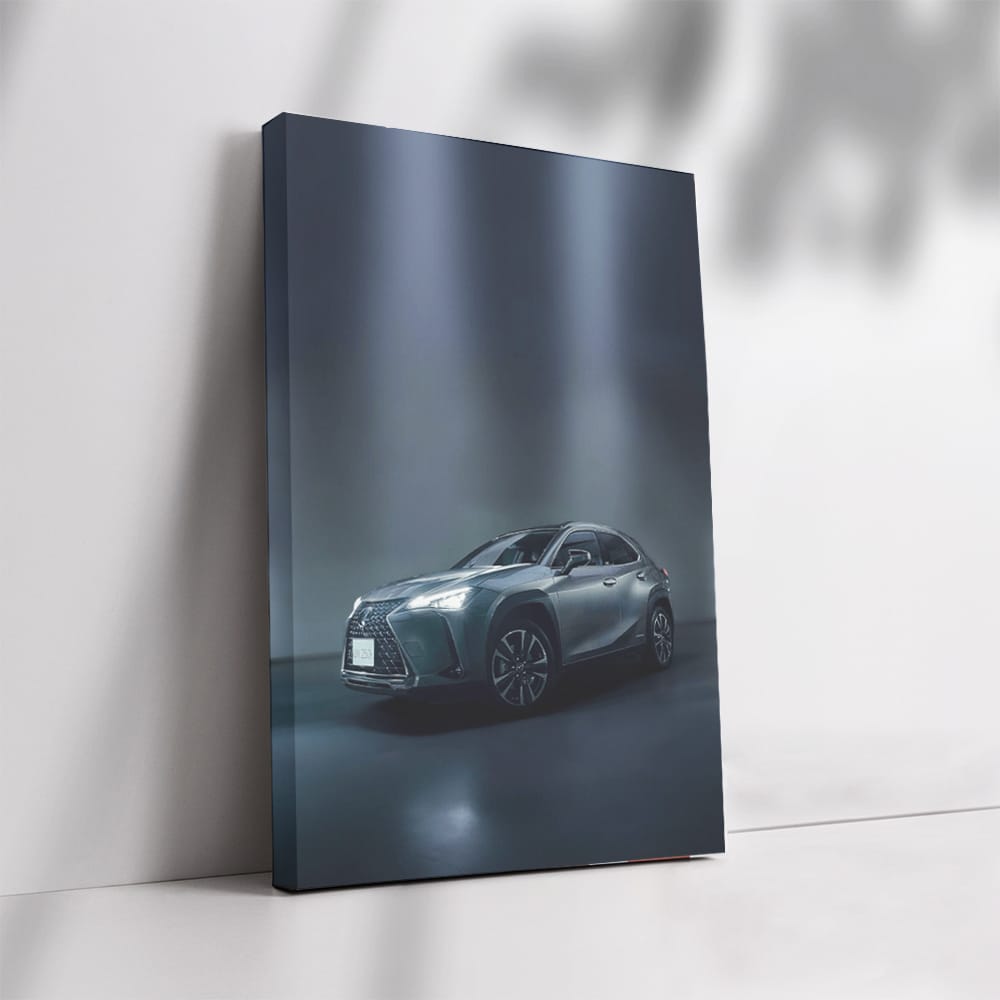 Gray Lexus UX Parked - Compact Luxury SUV for Urban Life