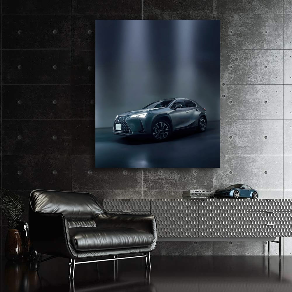 Gray Lexus UX Parked - Compact Luxury SUV for Urban Life