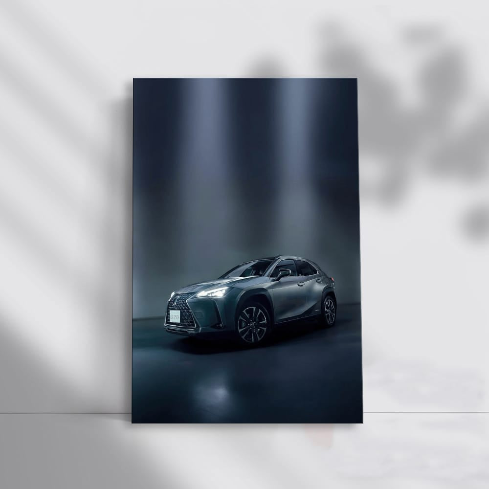 Gray Lexus UX Parked - Compact Luxury SUV for Urban Life