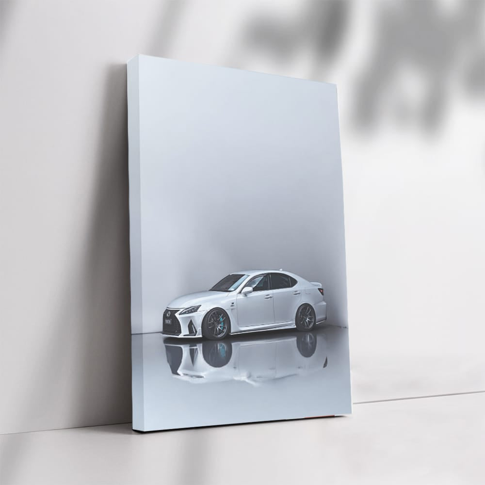 Lexus IS-F in White Elegance - Parked Performance Beauty