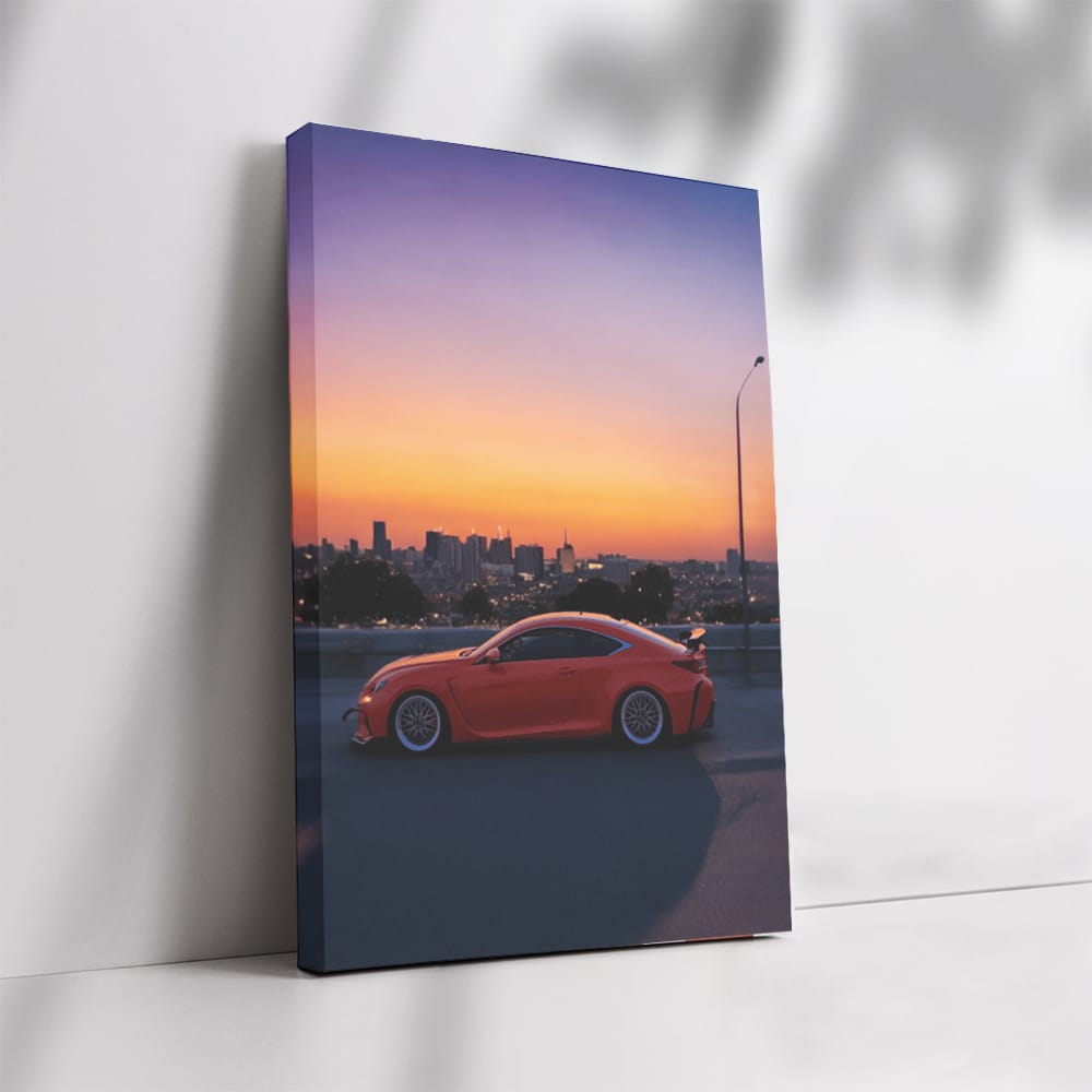 Lexus at Sunset: Urban Elegance and Sophisticated Style
