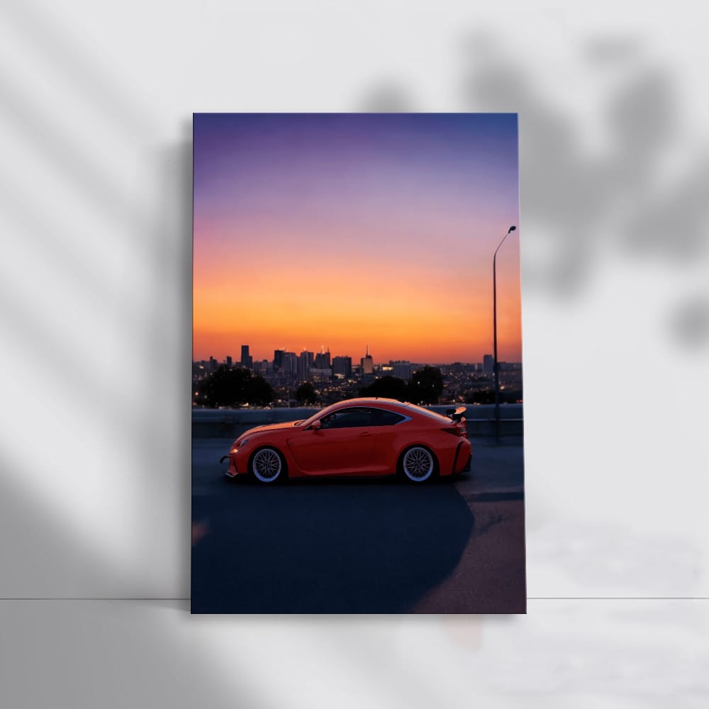 Lexus at Sunset: Urban Elegance and Sophisticated Style