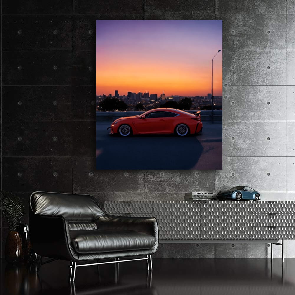 Lexus at Sunset: Urban Elegance and Sophisticated Style