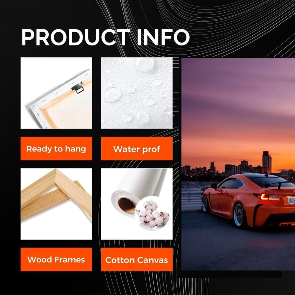 Lexus Elegance at Sunset: Cityscape Marvel