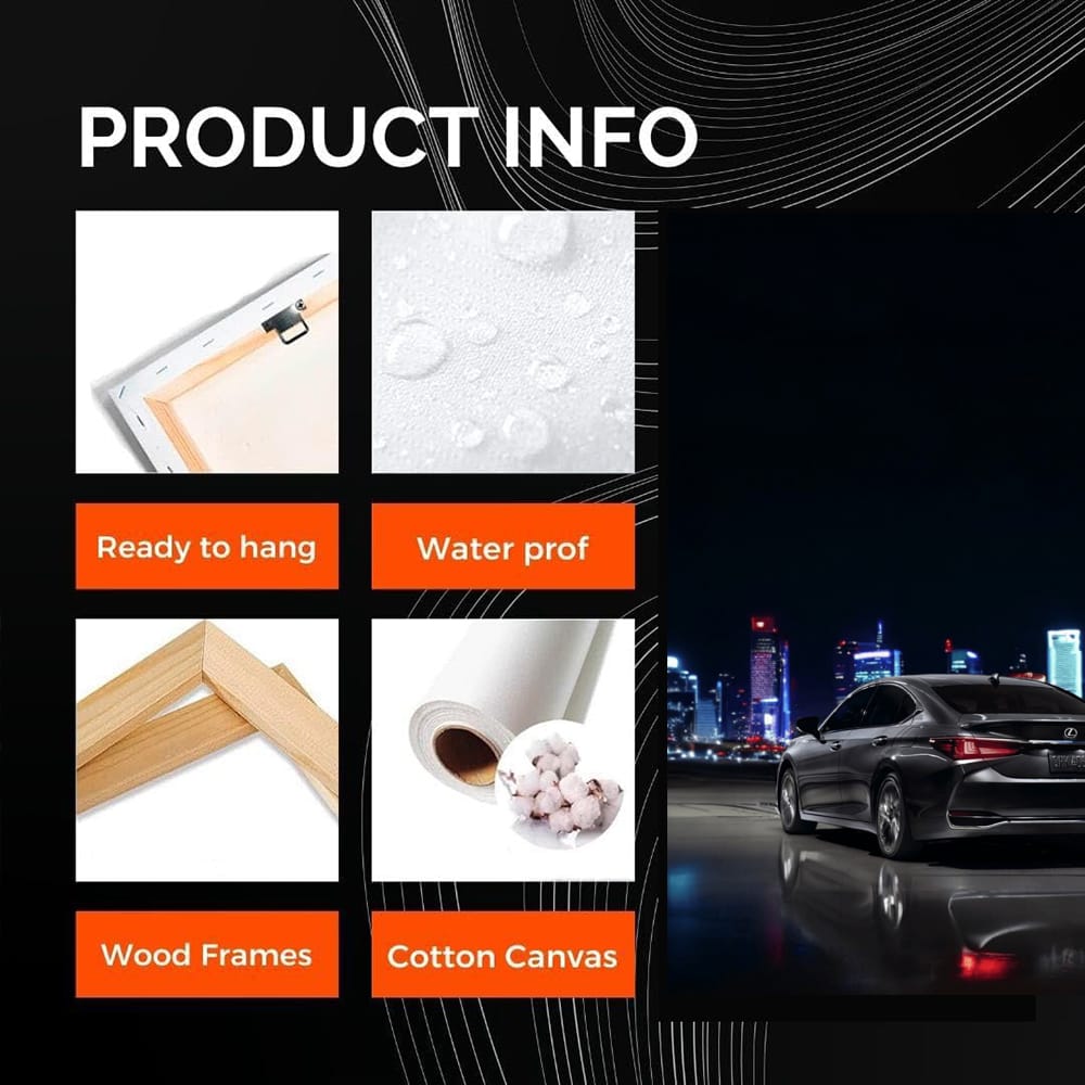 Lexus Illuminated - Captivating Night Elegance
