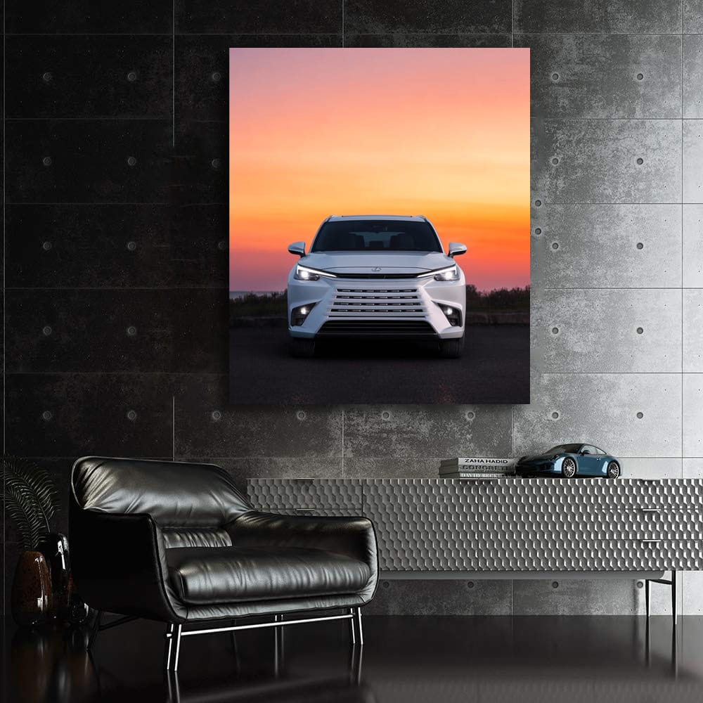 Sunset Elegance - Lexus in Golden Hour Glory