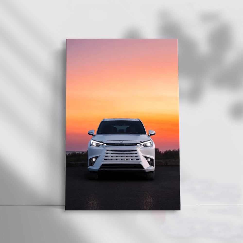 Sunset Elegance - Lexus in Golden Hour Glory
