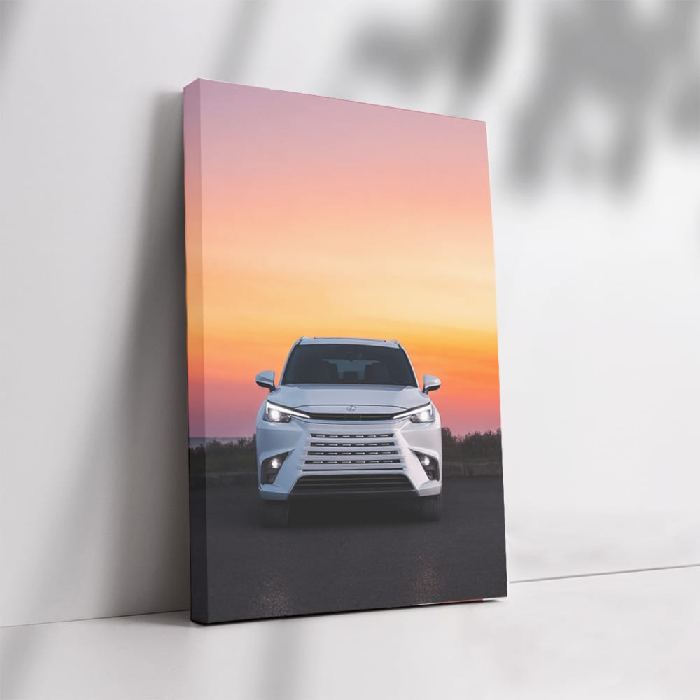 Sunset Elegance - Lexus in Golden Hour Glory
