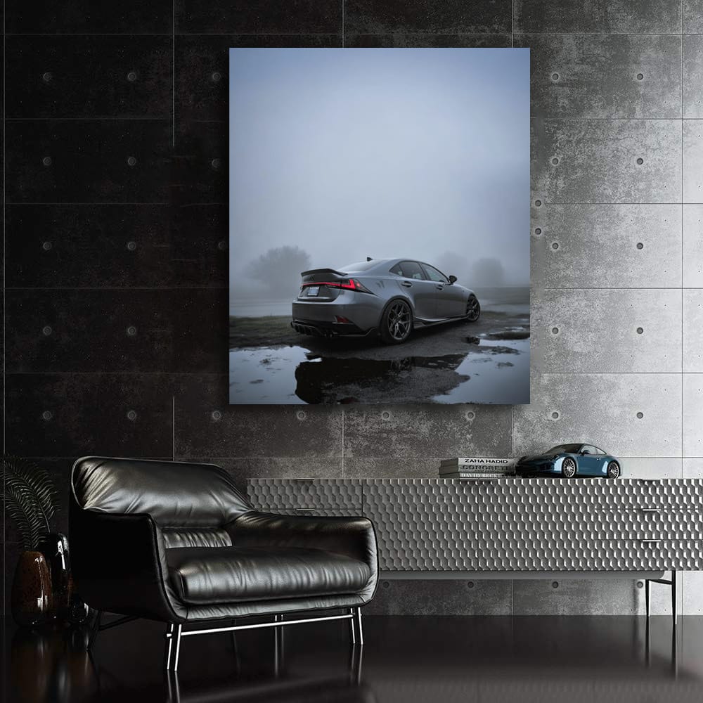Lexus Enveloped in Mist - Elegance Meets Unknown