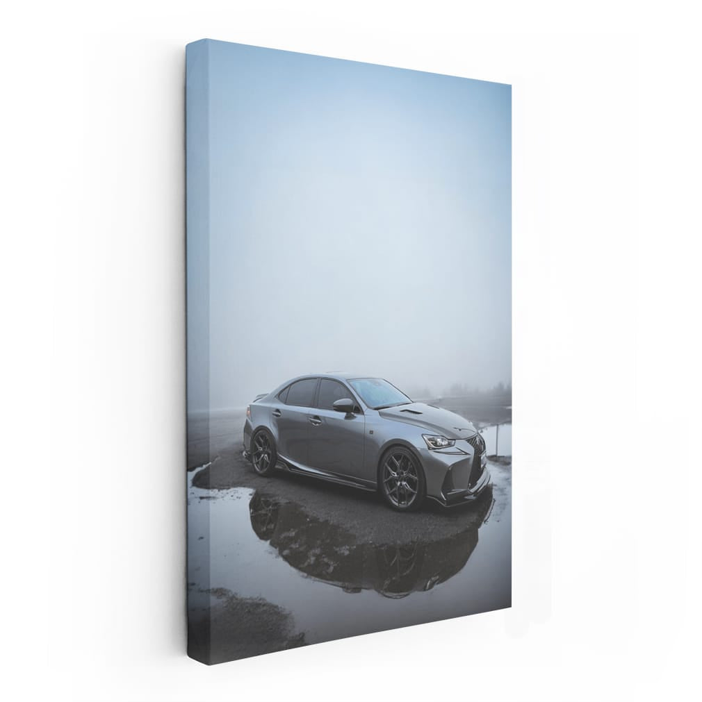 Lexus Enveloped in Mist - Sleek and Mysterious Design