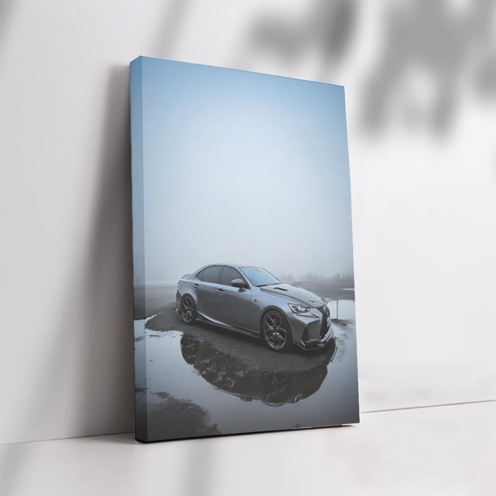 Lexus Enveloped in Mist - Sleek and Mysterious Design