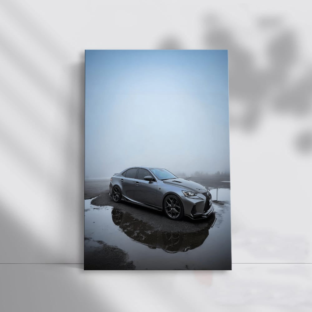 Lexus Enveloped in Mist - Sleek and Mysterious Design