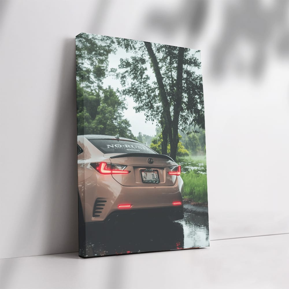 Lexus in Woods - Rugged Elegance on Wheels