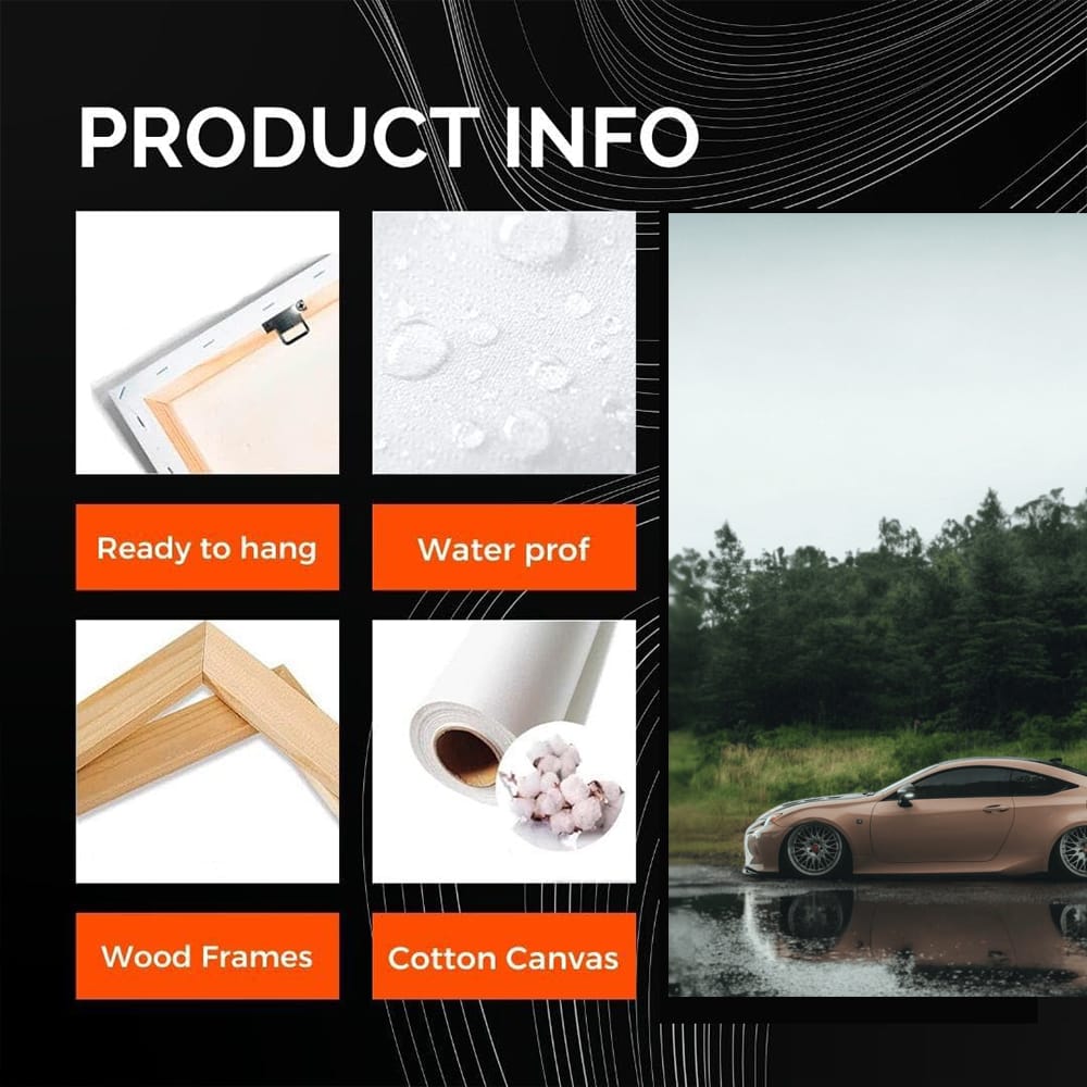 Lexus in Woods - Elegance Meets Nature
