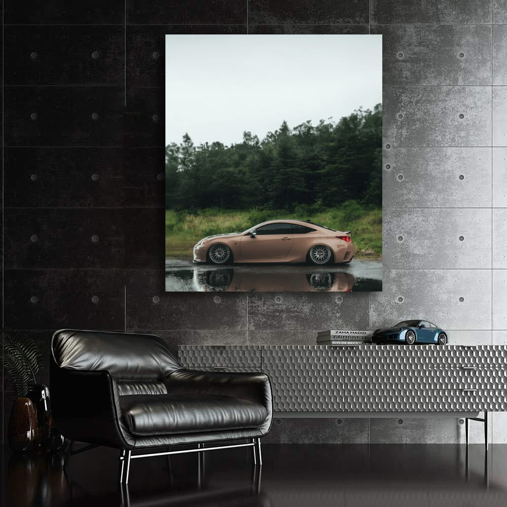 Lexus in Woods - Elegance Meets Nature