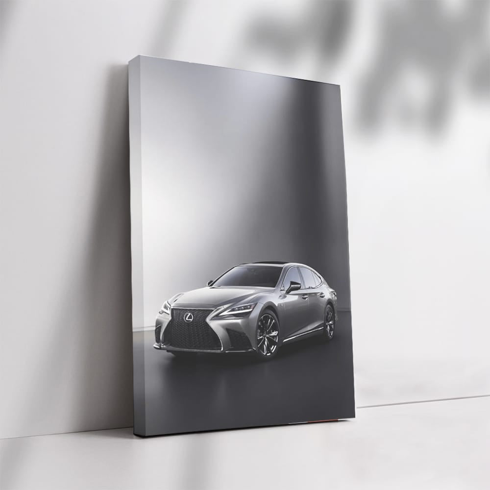 Sleek Lexus Parked in Lot - Luxury in Motion
