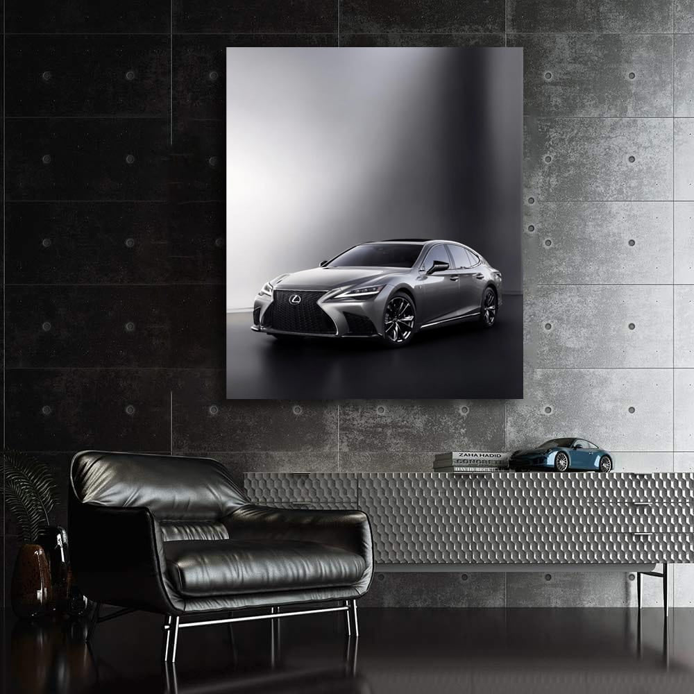 Sleek Lexus Parked in Lot - Luxury in Motion
