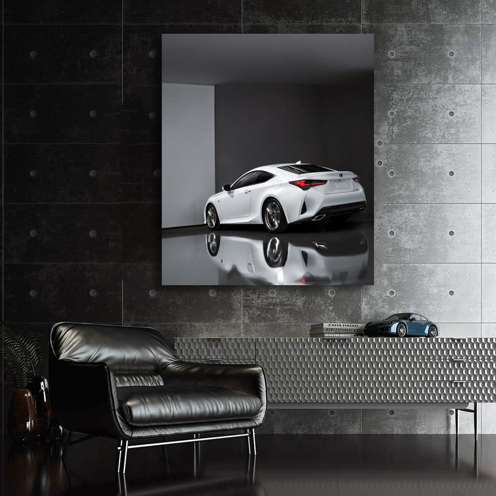 Sleek Lexus in Parking Lot - Elegance Redefined