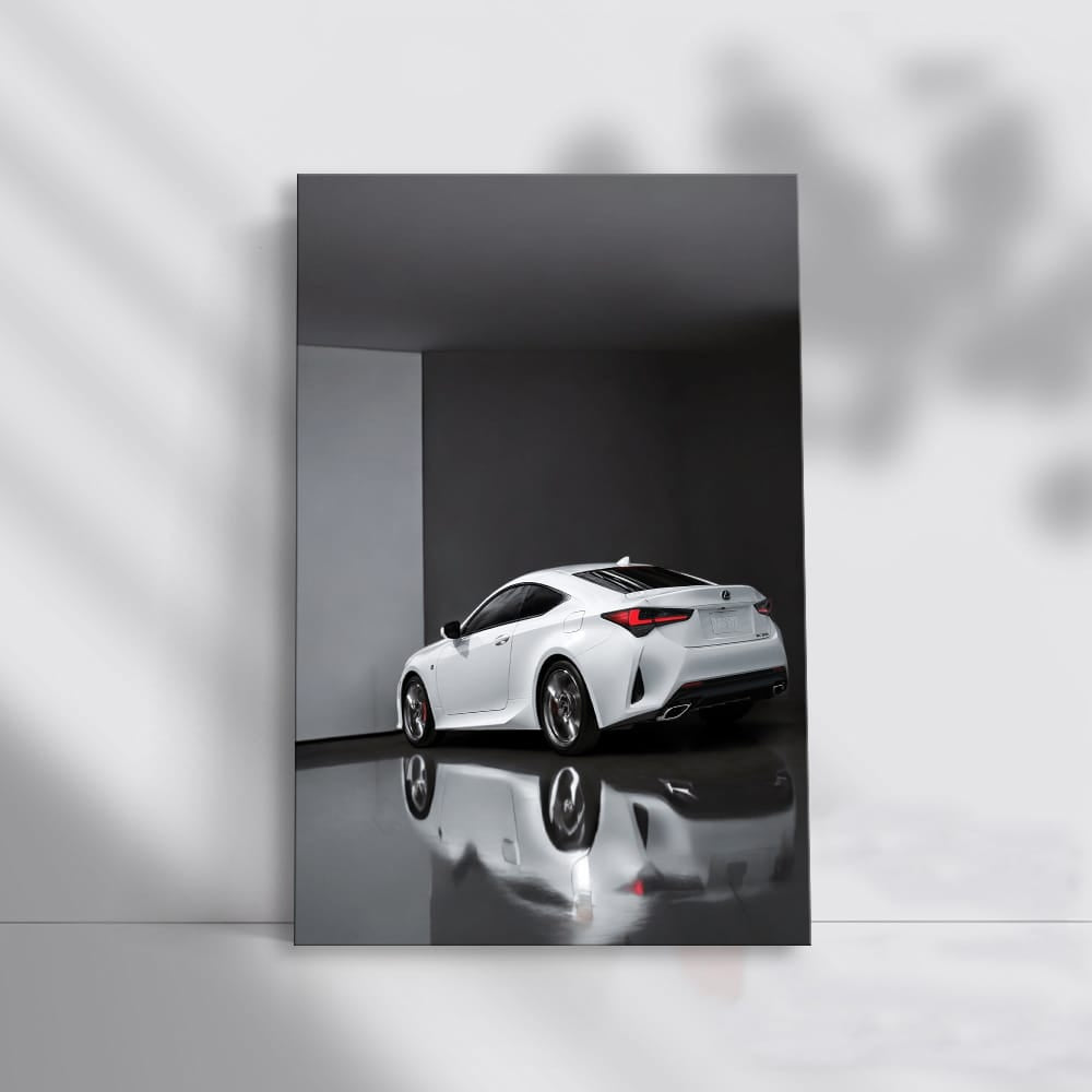 Sleek Lexus in Parking Lot - Elegance Redefined
