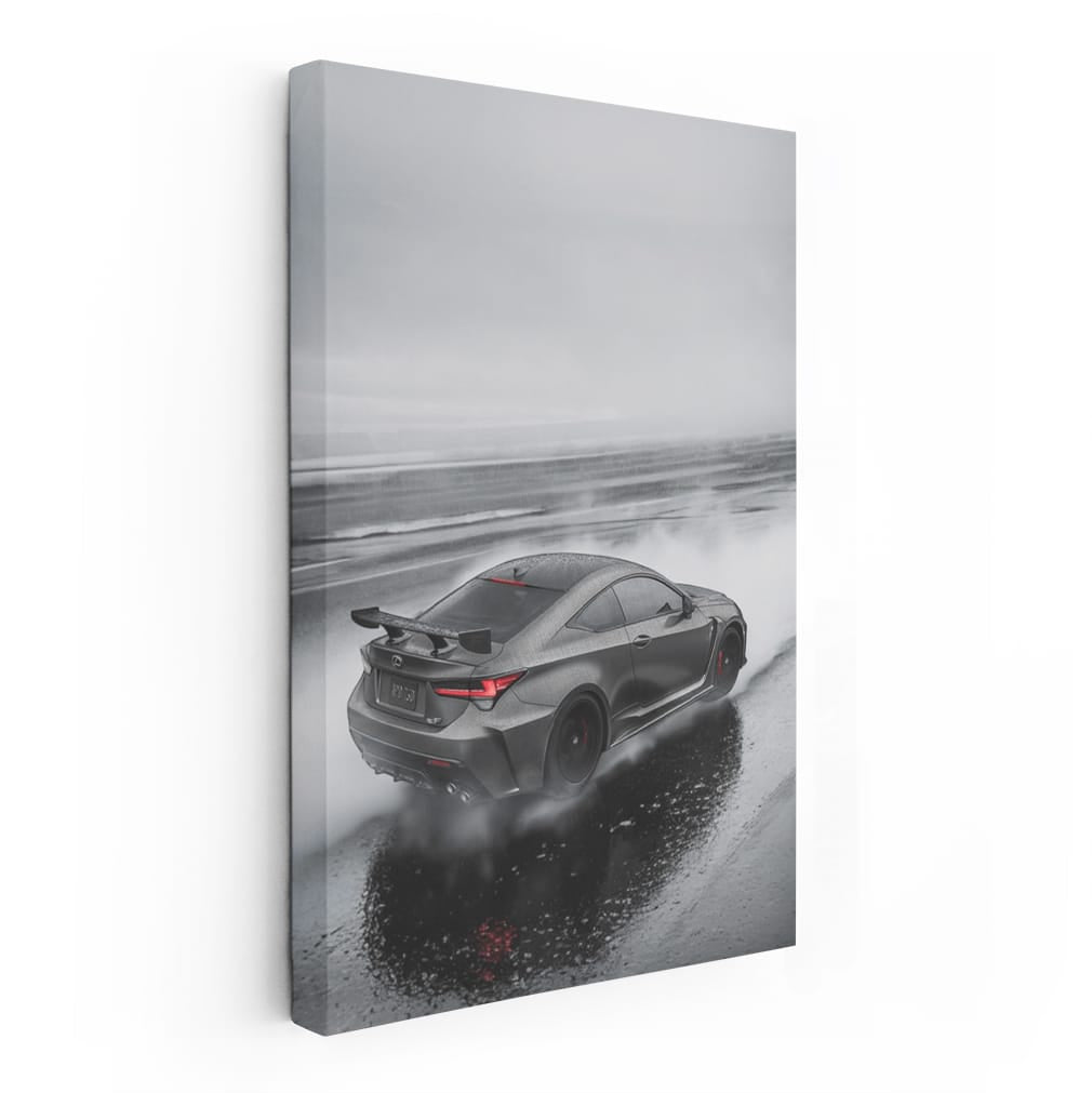 Lexus in Rain - Elegance and Performance Unleashed