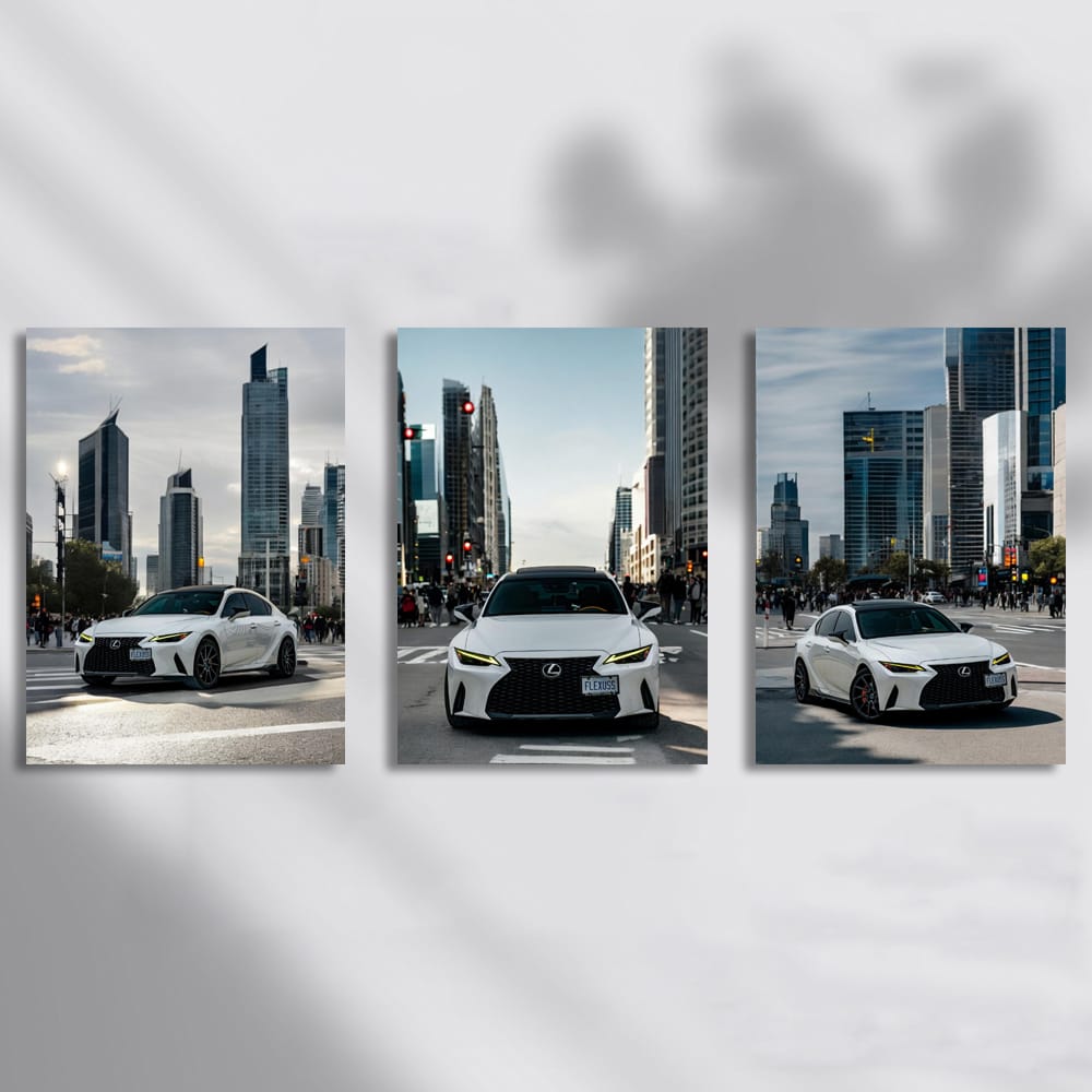 Lexus White Big City Set of 3