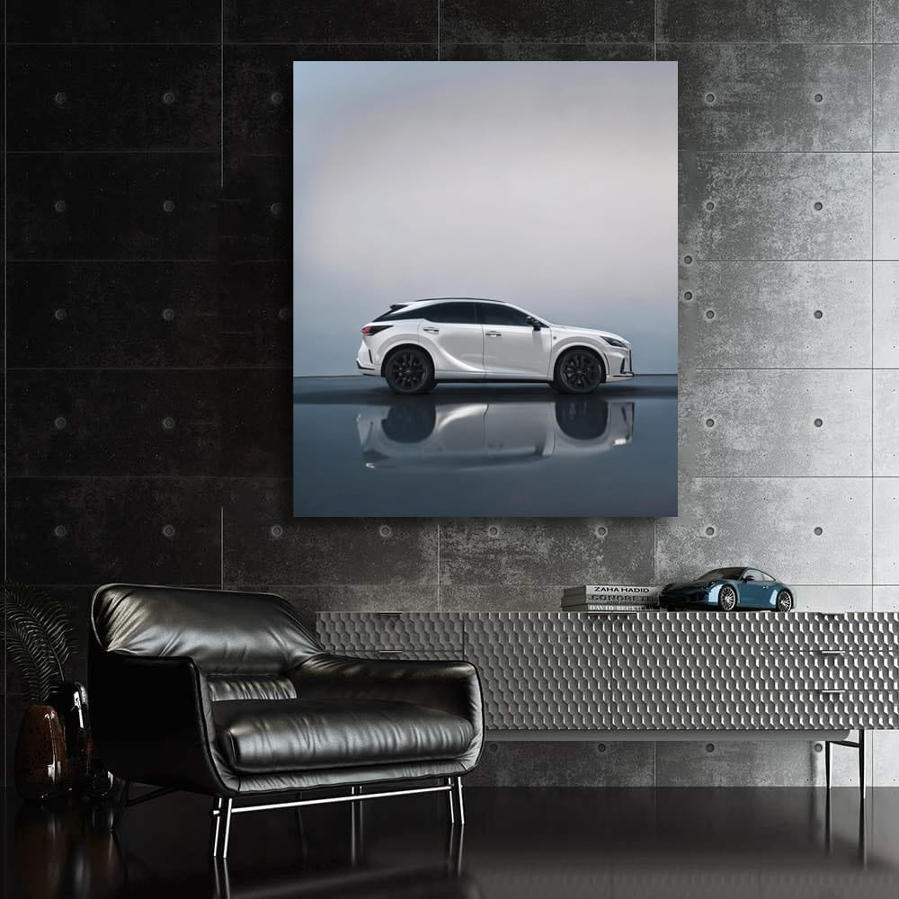 White Lexus Parking - Elegance in Motion