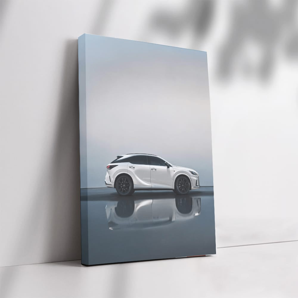 White Lexus Parking - Elegance in Motion