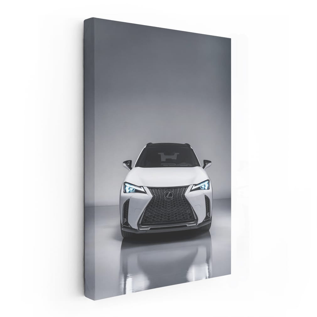 Lexus white parking - 2