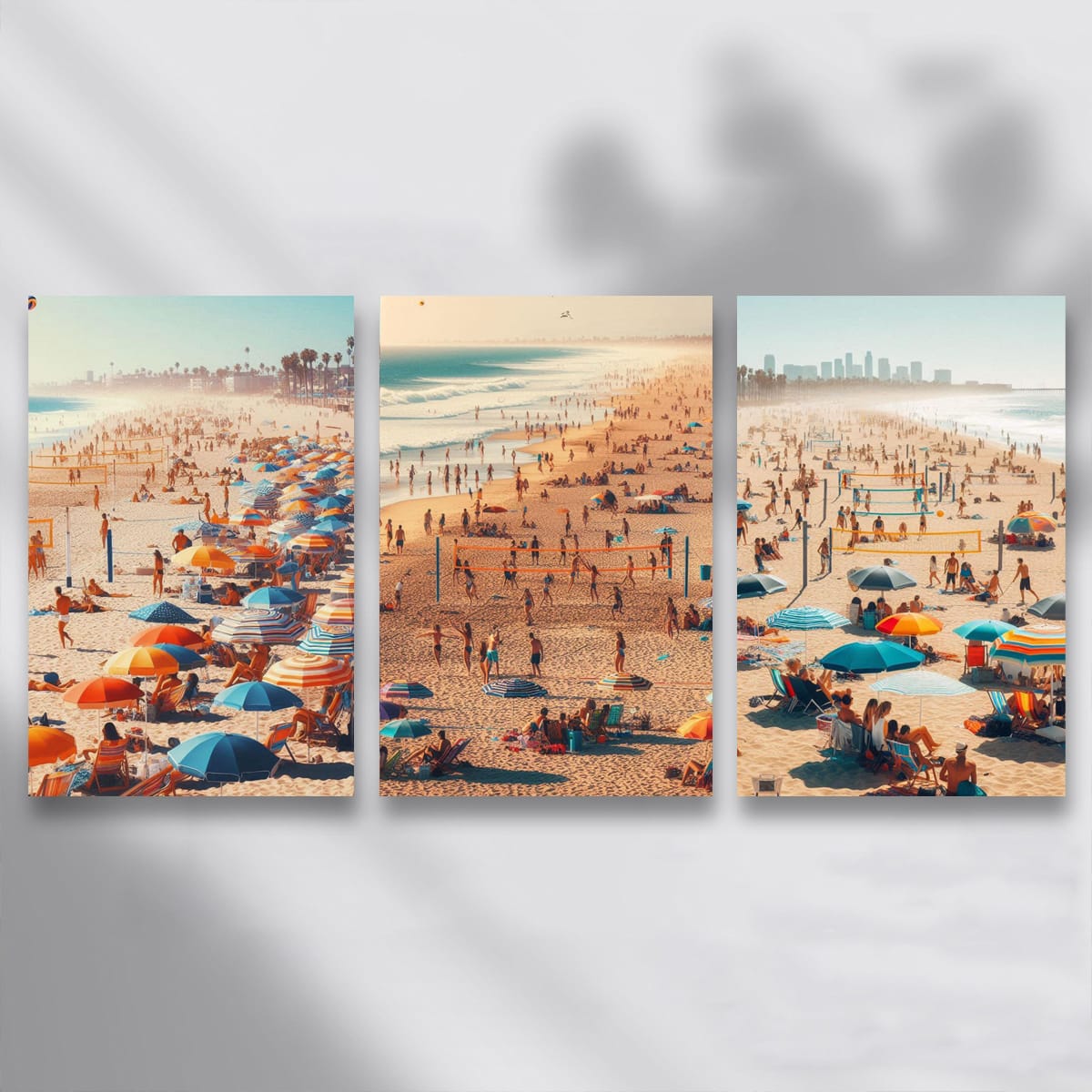 Los Angeles Venice Beach Set of 3