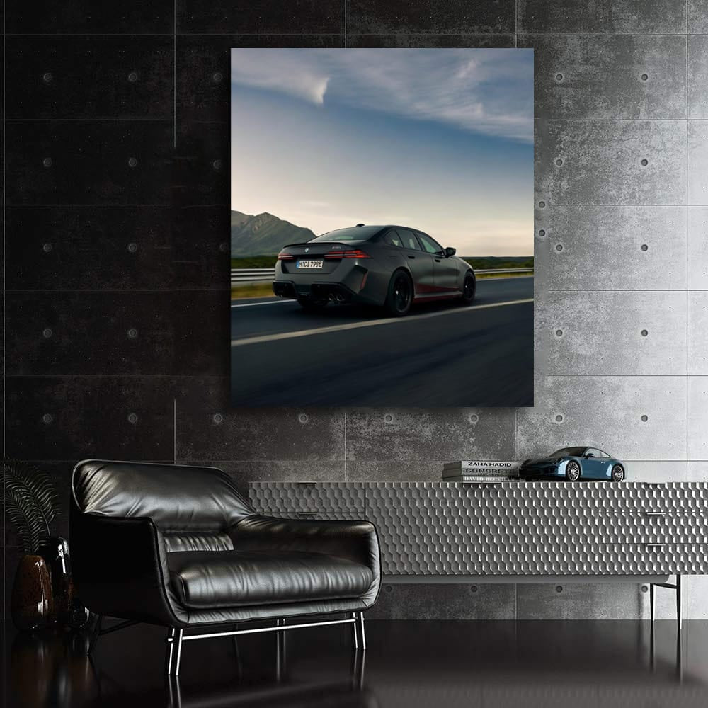Matte Black BMW M5 G90 Cruising Mountain Roads - Unleash Power