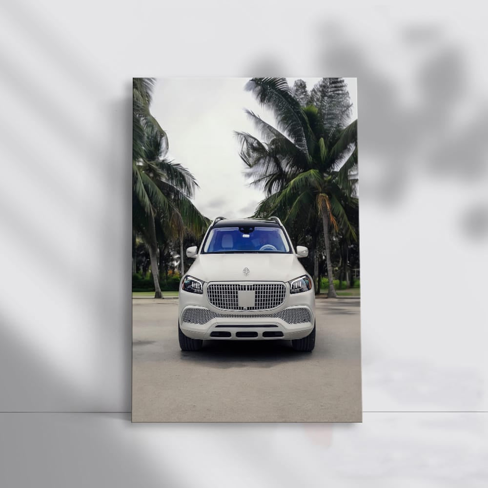 Maybach GLS 600: Luxurious Elegance Beneath Palm Tree