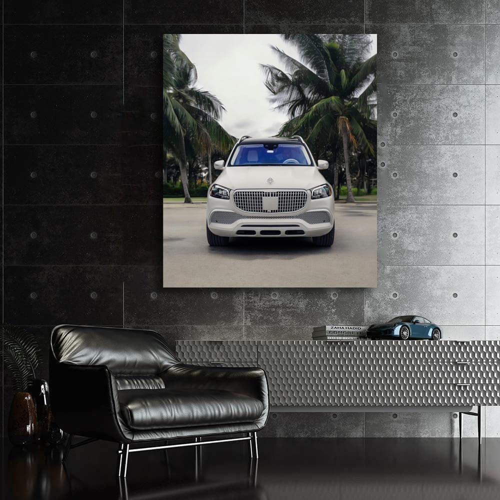Maybach GLS 600: Luxurious Elegance Beneath Palm Tree
