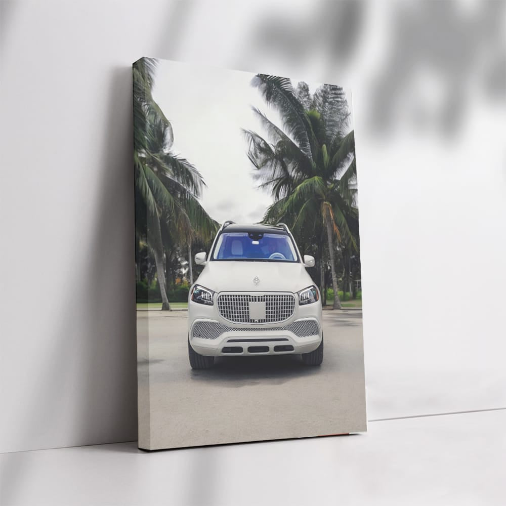 Maybach GLS 600: Luxurious Elegance Beneath Palm Tree