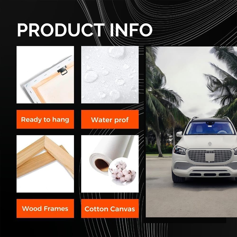 Maybach GLS 600: Luxurious Elegance Beneath Palm Tree