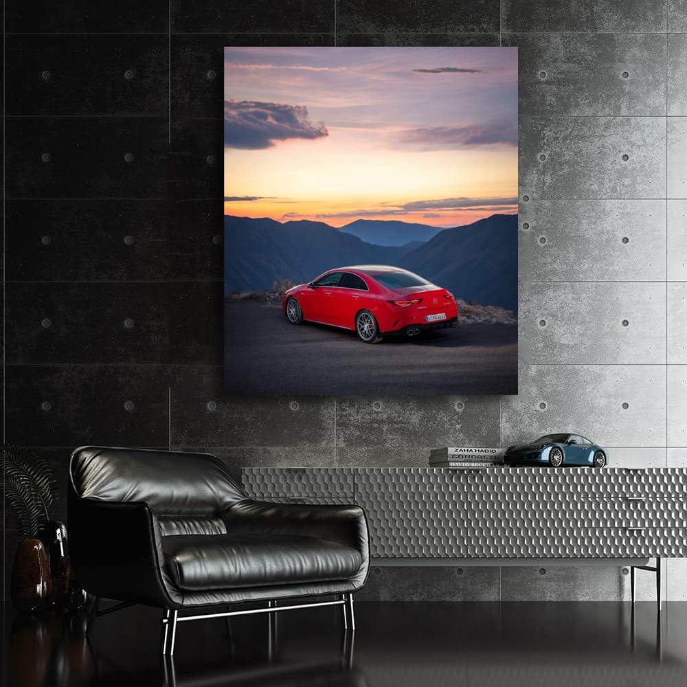 Mercedes-AMG CLA 45 S 4MATIC+ Red Sunset Mountain Thrill
