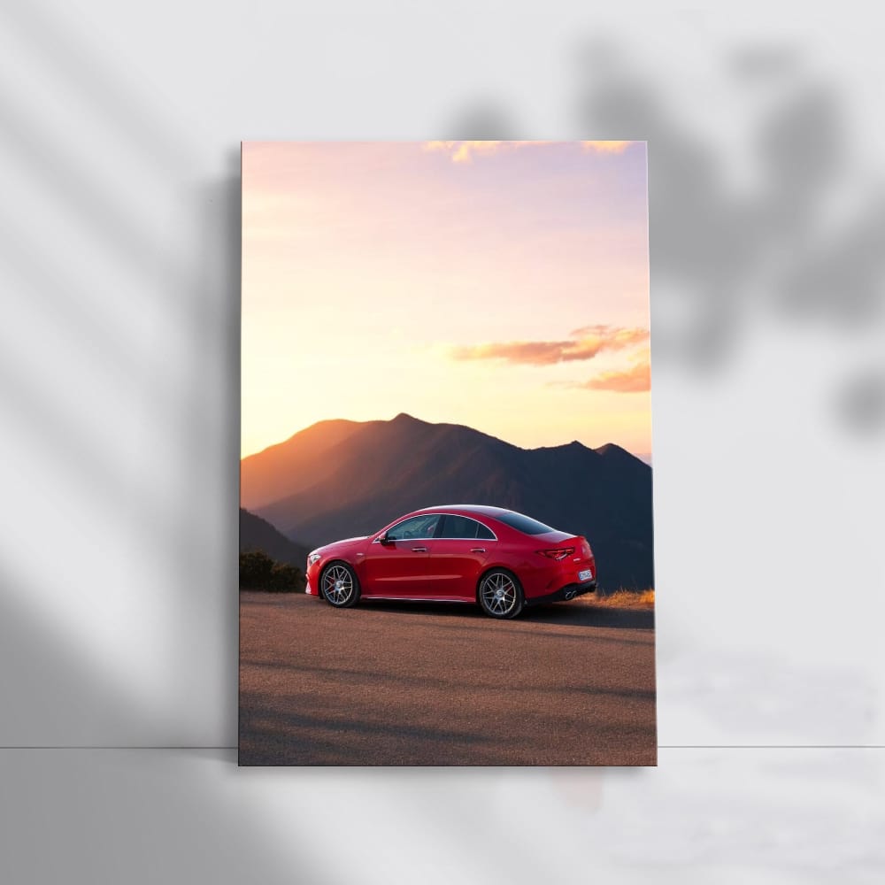 Mercedes-AMG CLA 45 S in Red at Sunset - Power Meets Elegance