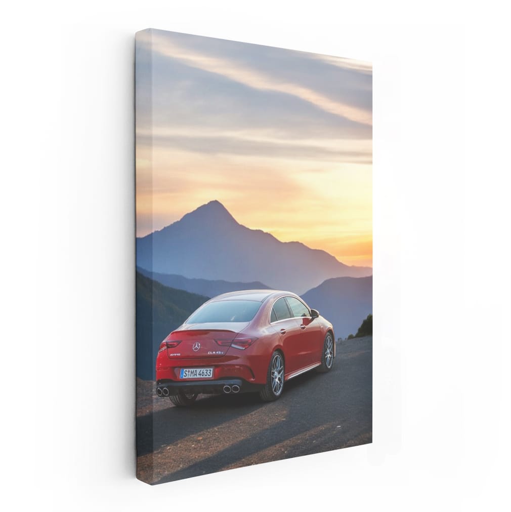 Mercedes-AMG CLA 45 S in Mountain Sunset - Red Power Unleashed