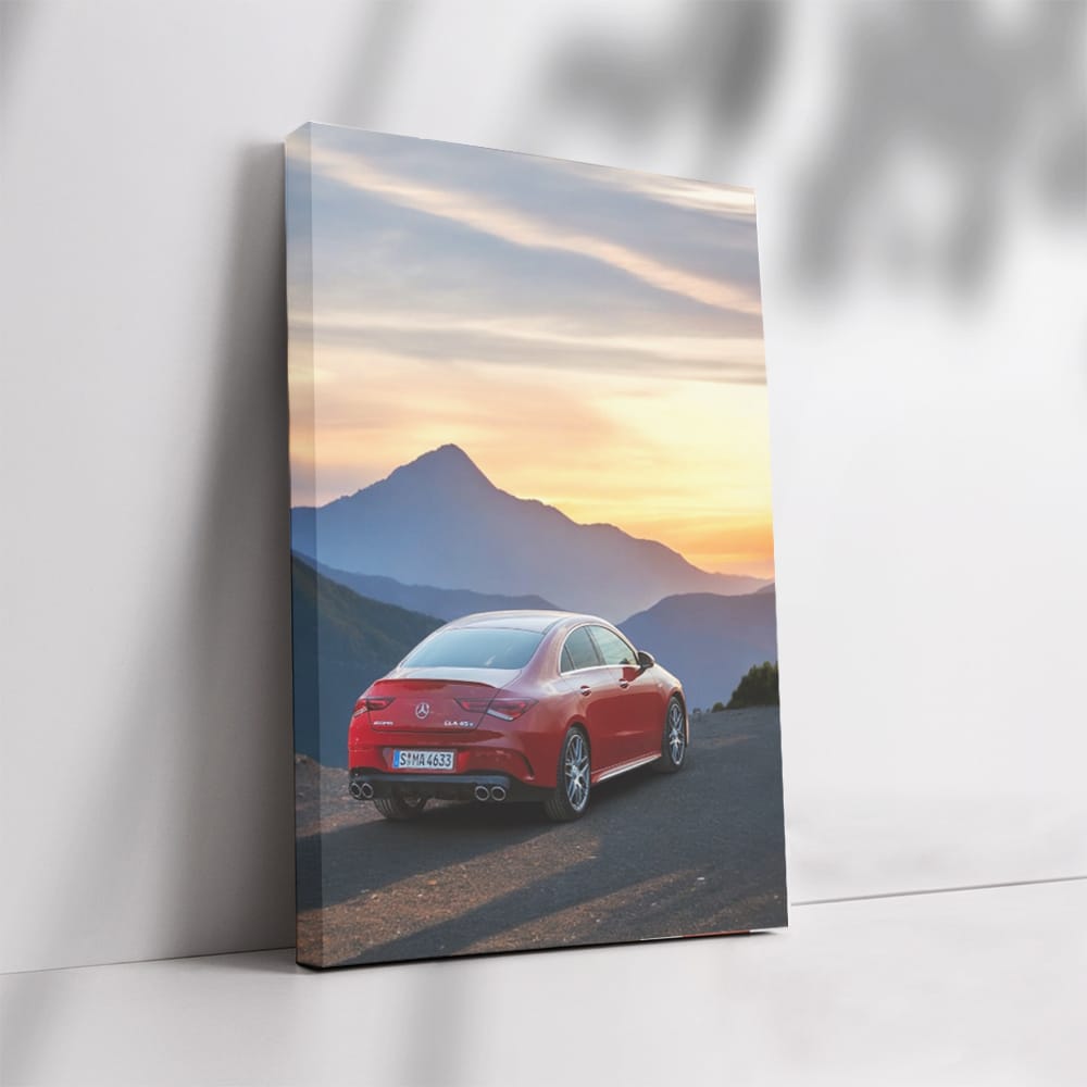 Mercedes-AMG CLA 45 S in Mountain Sunset - Red Power Unleashed