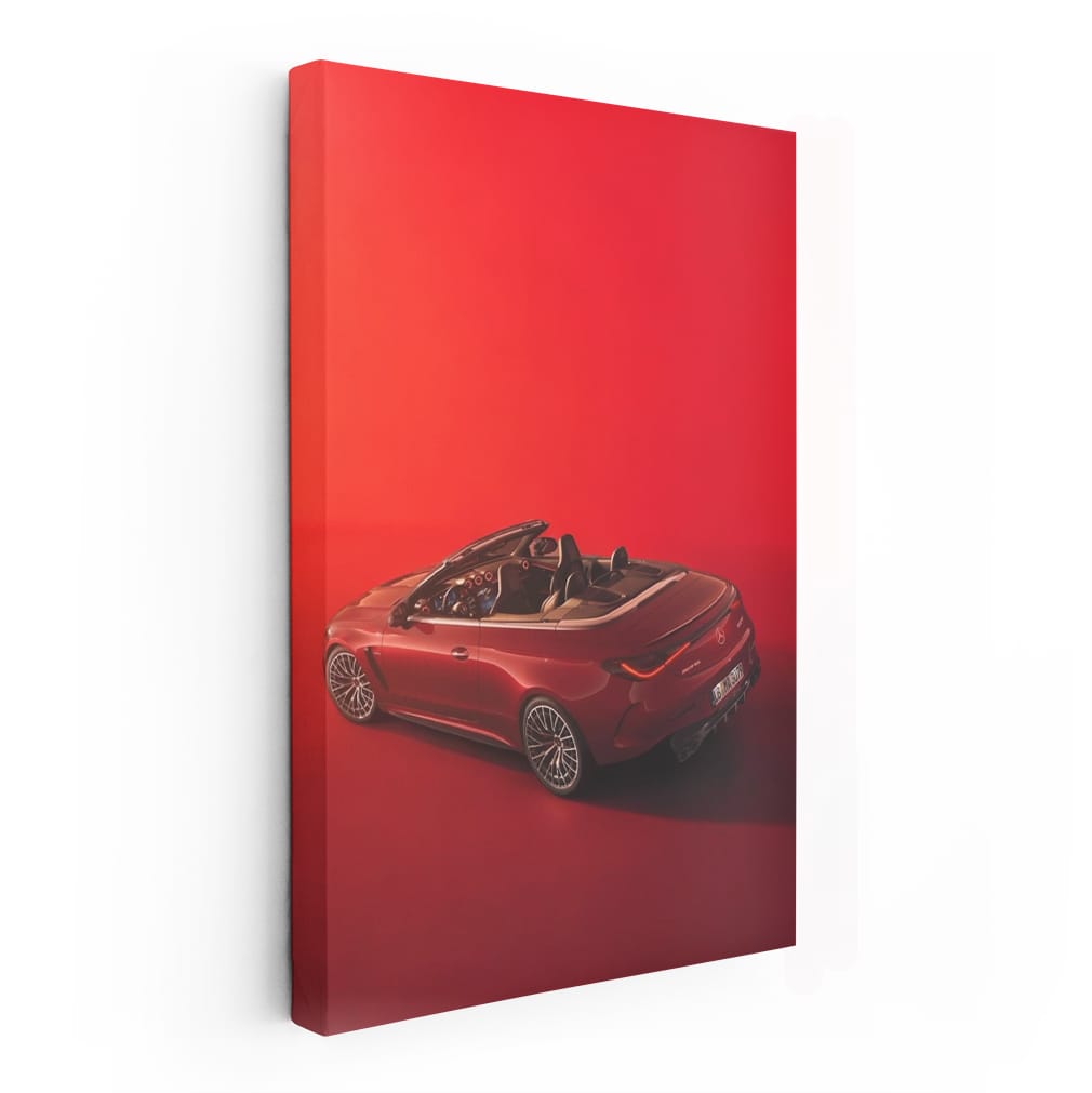Mercedes-AMG CLE 53 Cabriolet on Red - Stylish Power Unleashed