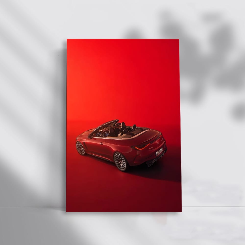 Mercedes-AMG CLE 53 Cabriolet on Red - Stylish Power Unleashed