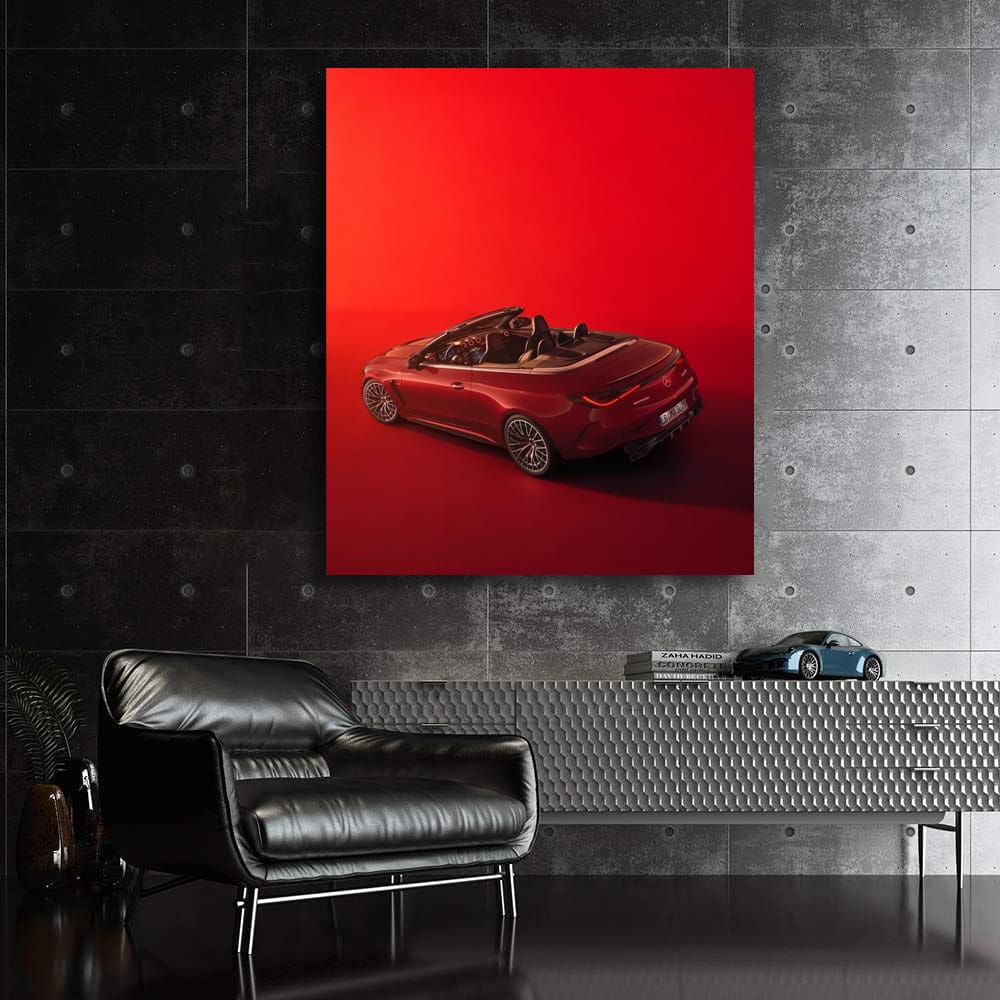 Mercedes-AMG CLE 53 Cabriolet on Red - Stylish Power Unleashed