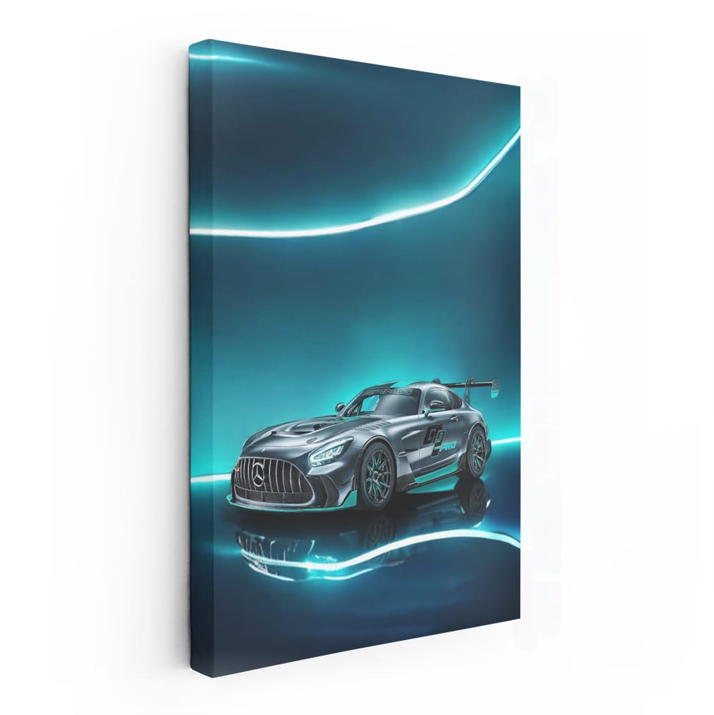 Neon Mercedes-AMG GT2: Bold Racing Powerhouse
