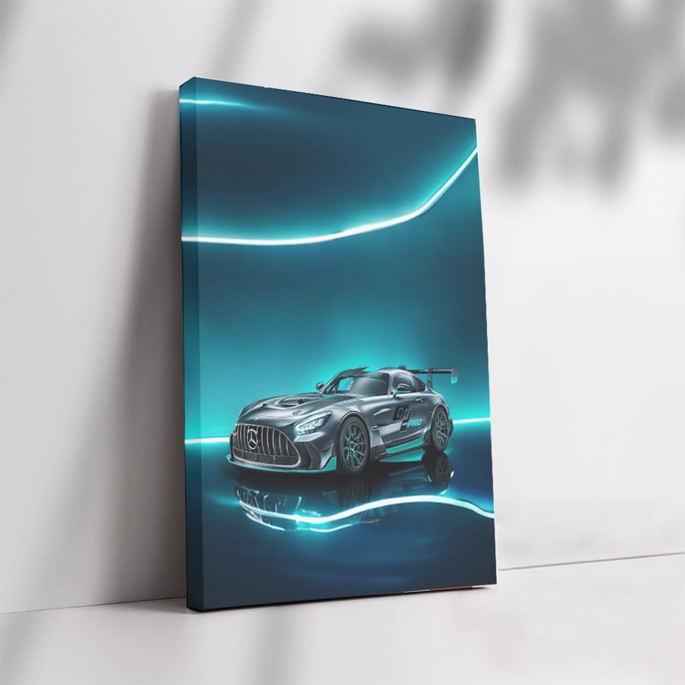 Neon Mercedes-AMG GT2: Bold Racing Powerhouse