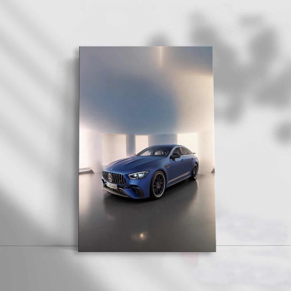 Mercedes-AMG GT 63 4MATIC Blue Parked - Power and Elegance