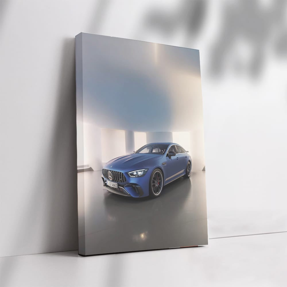 Mercedes-AMG GT 63 4MATIC Blue Parked - Power and Elegance