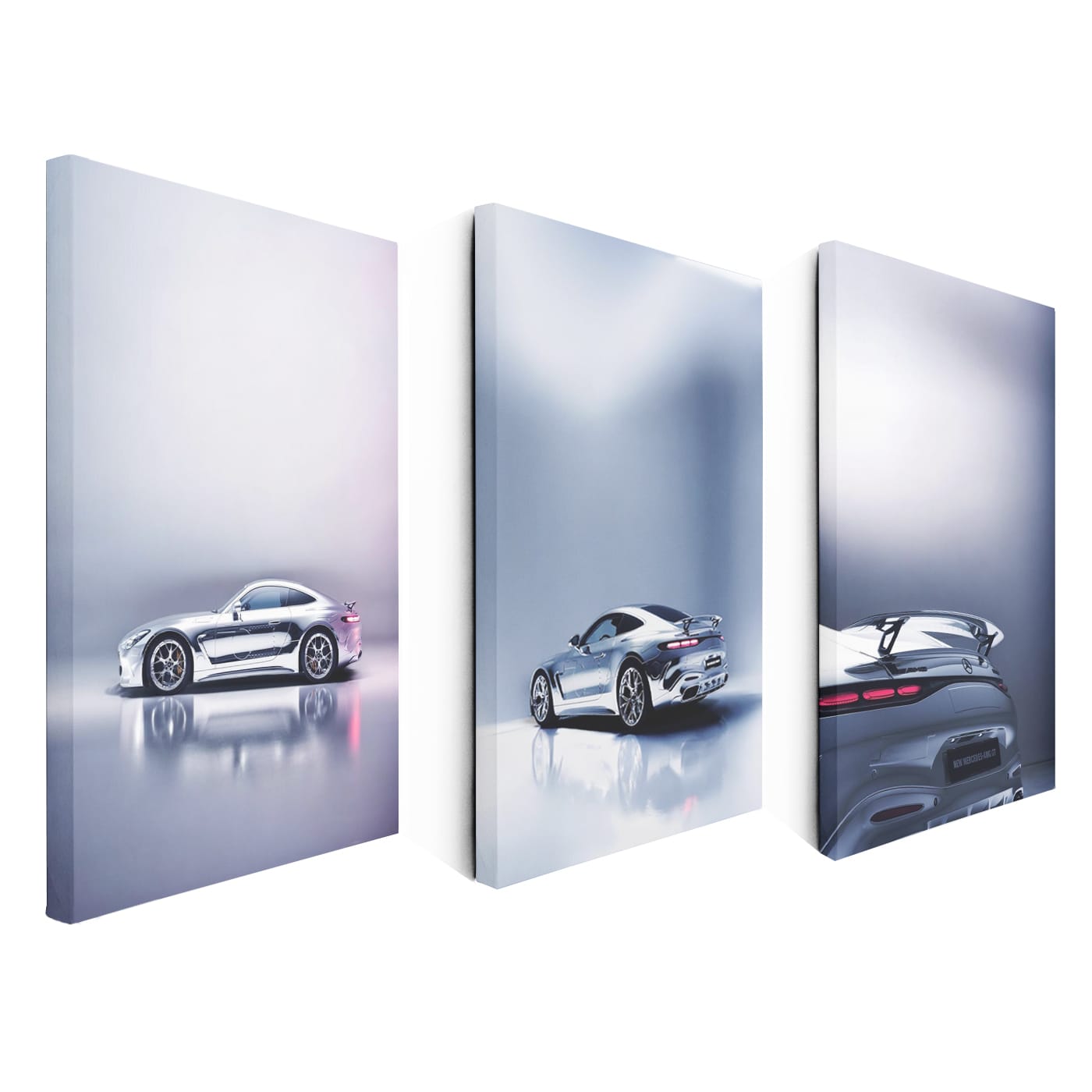 Mercedes-AMG GT 63 4MATIC Silver Parking Set of 3