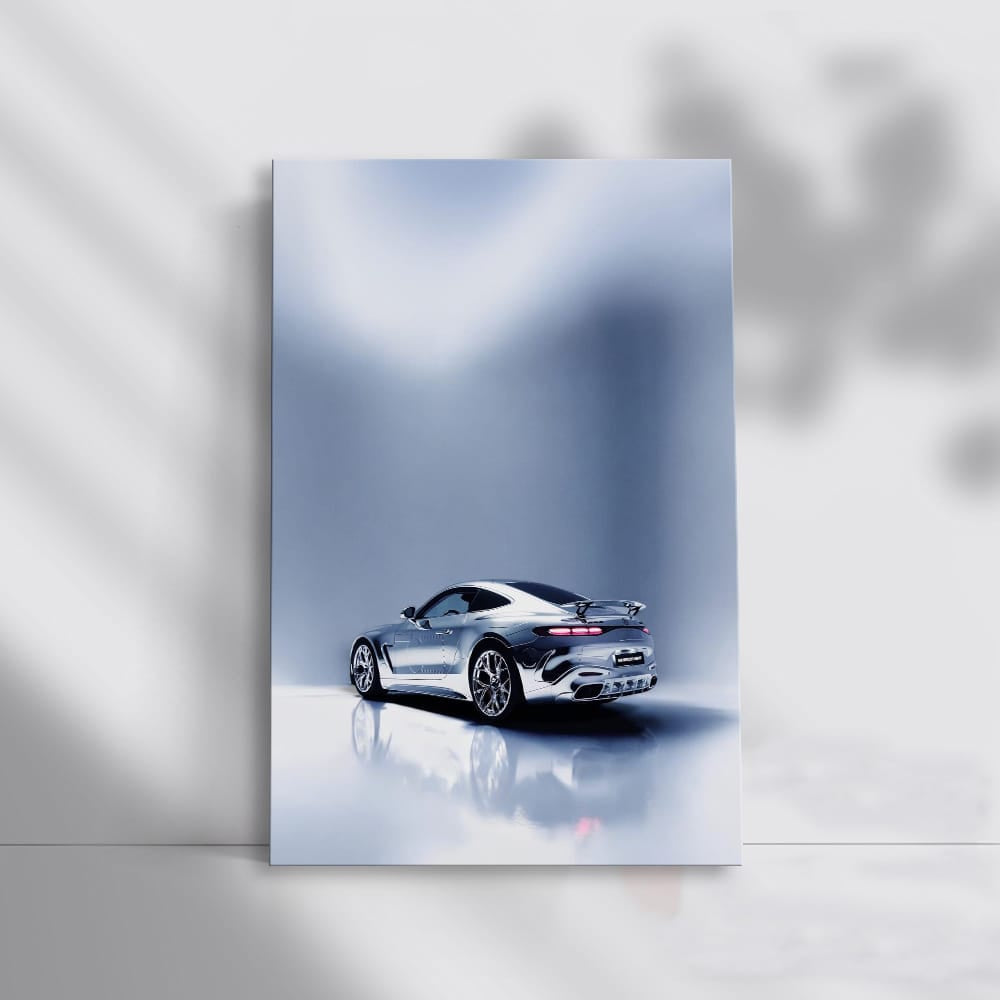 Silver Mercedes-AMG GT 63 4MATIC Parked - Power Meets Elegance